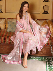 Noor by Saadia Asad Luxury Embroidered Chikankari Lawn 3Pc Suit D-05A