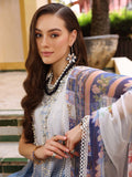 Noor by Saadia Asad Luxury Embroidered Chikankari Lawn 3Pc Suit D-07B