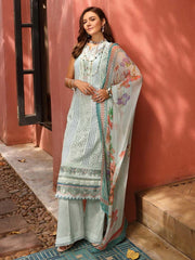 Noor by Saadia Asad Luxury Embroidered Chikankari Lawn 3Pc Suit D-08A