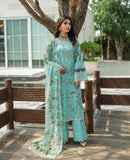 NUREH Gardenia Unstitched Embroidered Lawn 3Pc Suit NS-60