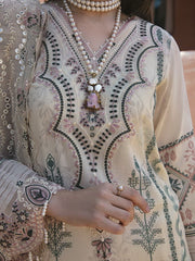 NUREH Maya Embroidered Swiss Lawn Unstitched 3 Piece Suit NS-65