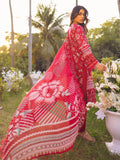 NUREH Gardenia Lawn Embroidered & Printed Unstitched 3Pc Suit NSG-89