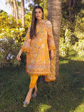 NUREH Gardenia Lawn Embroidered & Printed Unstitched 3Pc Suit NSG-91