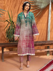 NUREH Ballerina Embroidered Chikankari Khaddar 2 Piece Suit NU2-11 - FaisalFabrics.pk