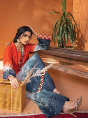 NUREH Ballerina Embroidered Chikankari Khaddar 2 Piece Suit NU2-14 - FaisalFabrics.pk