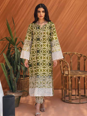 NUREH Ballerina Embroidered Chikankari Khaddar 2 Piece Suit NU2-15 - FaisalFabrics.pk