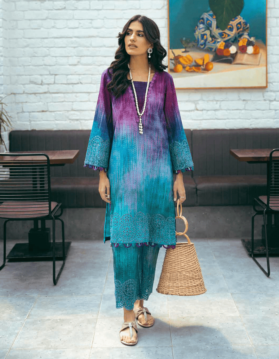 NUREH Ballerina Embroidered Chikankari Khaddar 2Pc Suit NU2-61