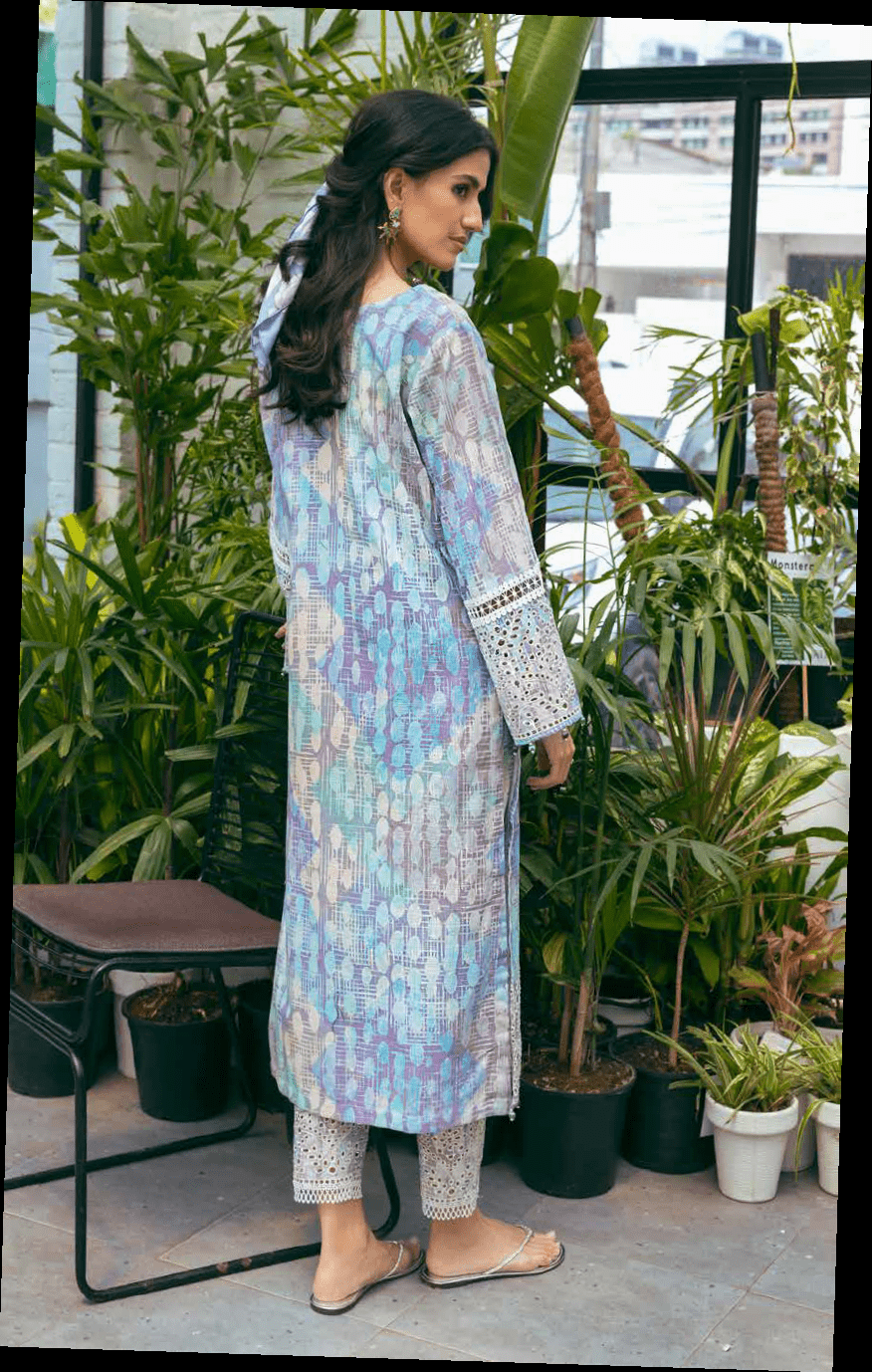 NUREH Ballerina Embroidered Chikankari Khaddar 2Pc Suit NU2-67