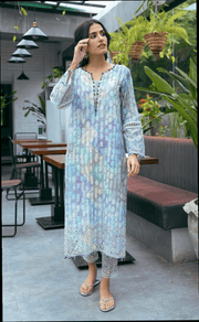 NUREH Ballerina Embroidered Chikankari Khaddar 2Pc Suit NU2-67