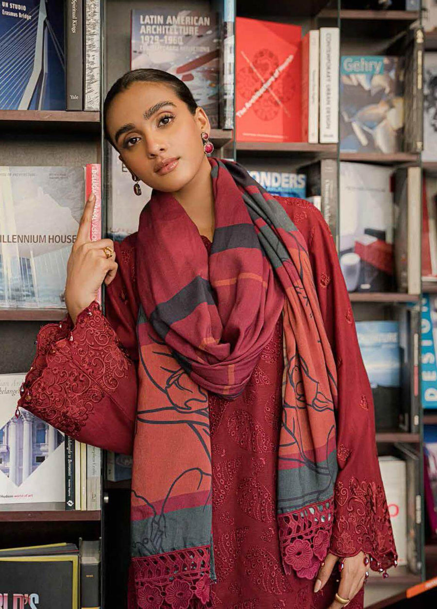 Nureh Girl Glam Unstitched Embroidered Chikankari 3Pc Suit NU2-74