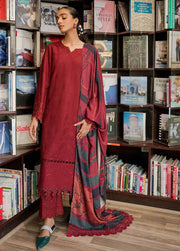 Nureh Girl Glam Unstitched Embroidered Chikankari 3Pc Suit NU2-74