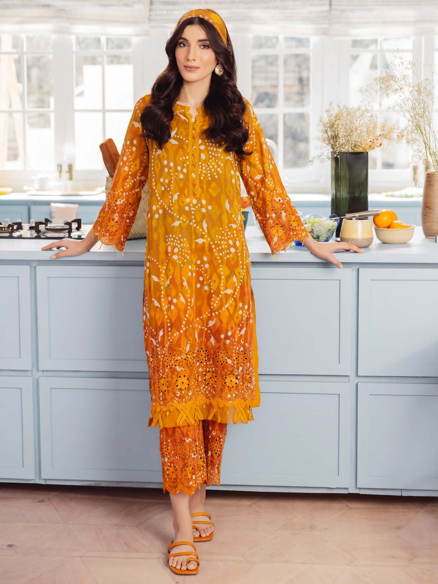 NUREH Ballerina Embroidered Chikankari Lawn Unstitched 2 Piece NU2-82