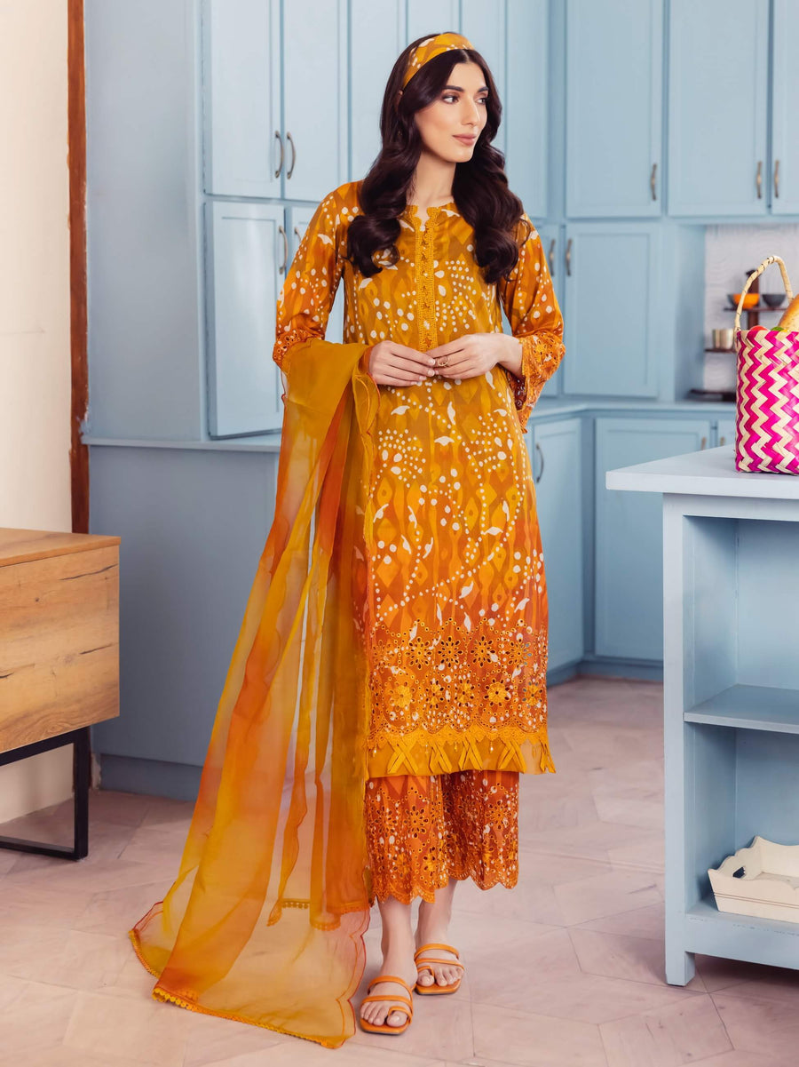 NUREH Ballerina Embroidered Chikankari Lawn Unstitched 2 Piece NU2-82