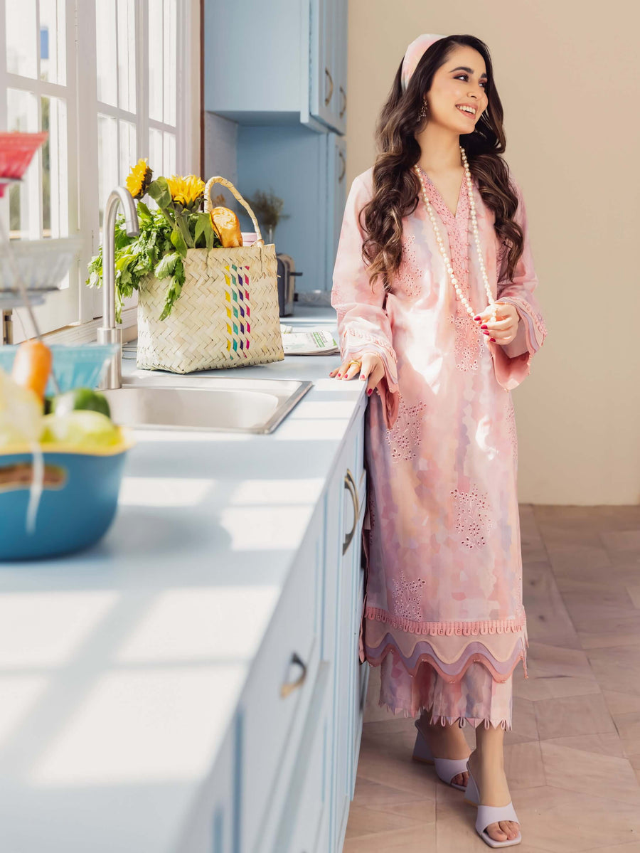 NUREH Ballerina Embroidered Chikankari Lawn Unstitched 2 Piece NU2-83