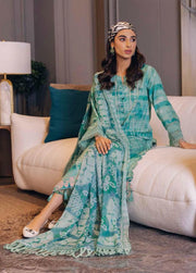 NUREH Signature Unstitched Printed Lawn 3Piece Suit SP-36