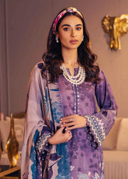 NUREH Signature Unstitched Printed Lawn 3Piece Suit SP-38