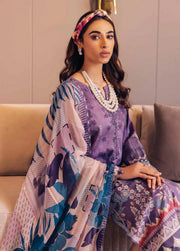 NUREH Signature Unstitched Printed Lawn 3Piece Suit SP-38