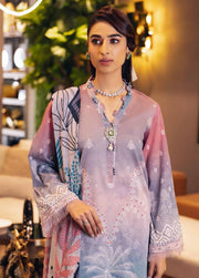 NUREH Signature Unstitched Printed Lawn 3Piece Suit SP-42