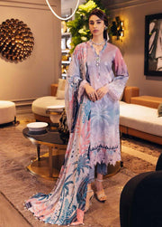 NUREH Signature Unstitched Printed Lawn 3Piece Suit SP-42