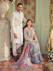 NUREH The Secret Garden Unstitched Luxury Formals 3Pc Suit NL-26 - FaisalFabrics.pk