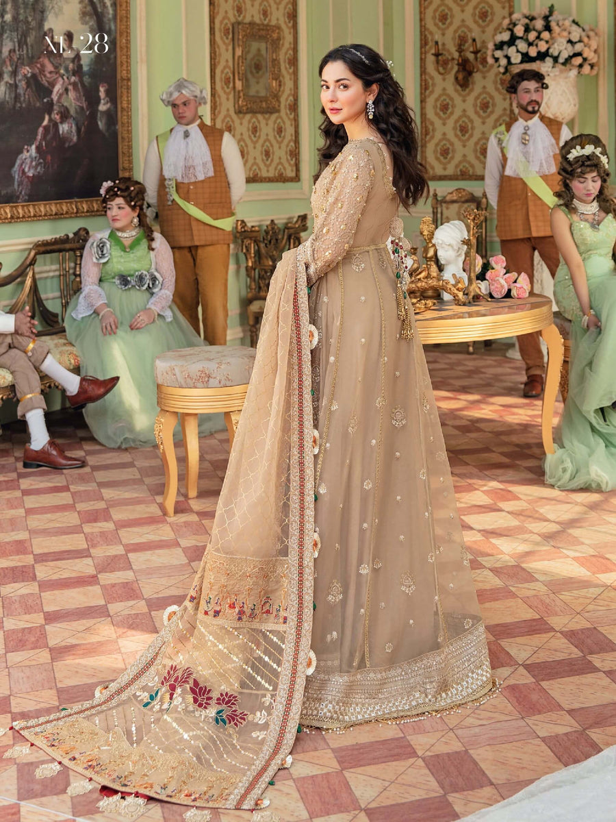 NUREH The Secret Garden Unstitched Luxury Formals 3Pc Suit NL-28 - FaisalFabrics.pk