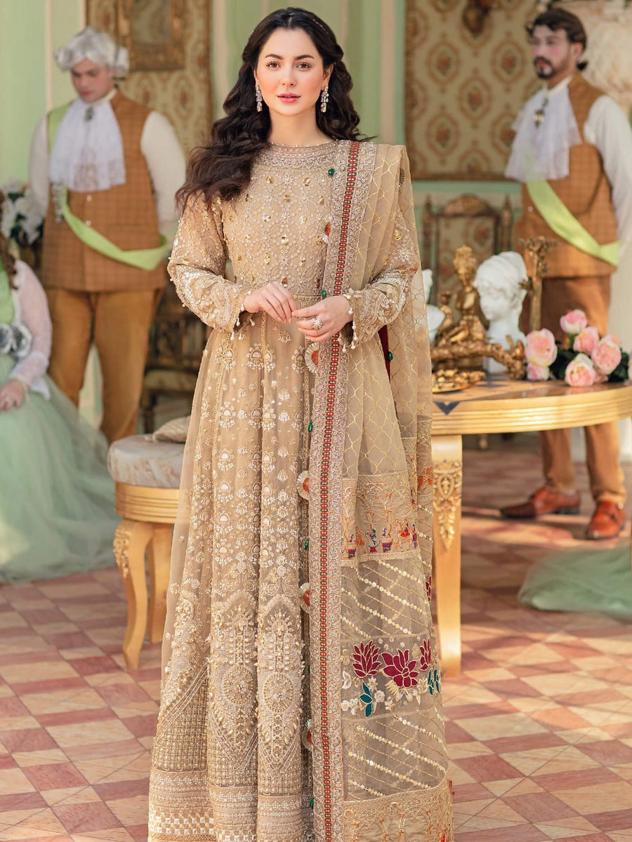 NUREH The Secret Garden Unstitched Luxury Formals 3Pc Suit NL-28 - FaisalFabrics.pk