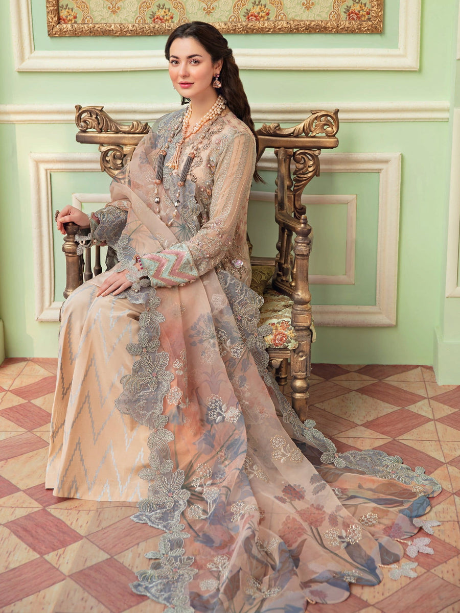 NUREH The Secret Garden Unstitched Luxury Formals 3Pc Suit NL-30 - FaisalFabrics.pk