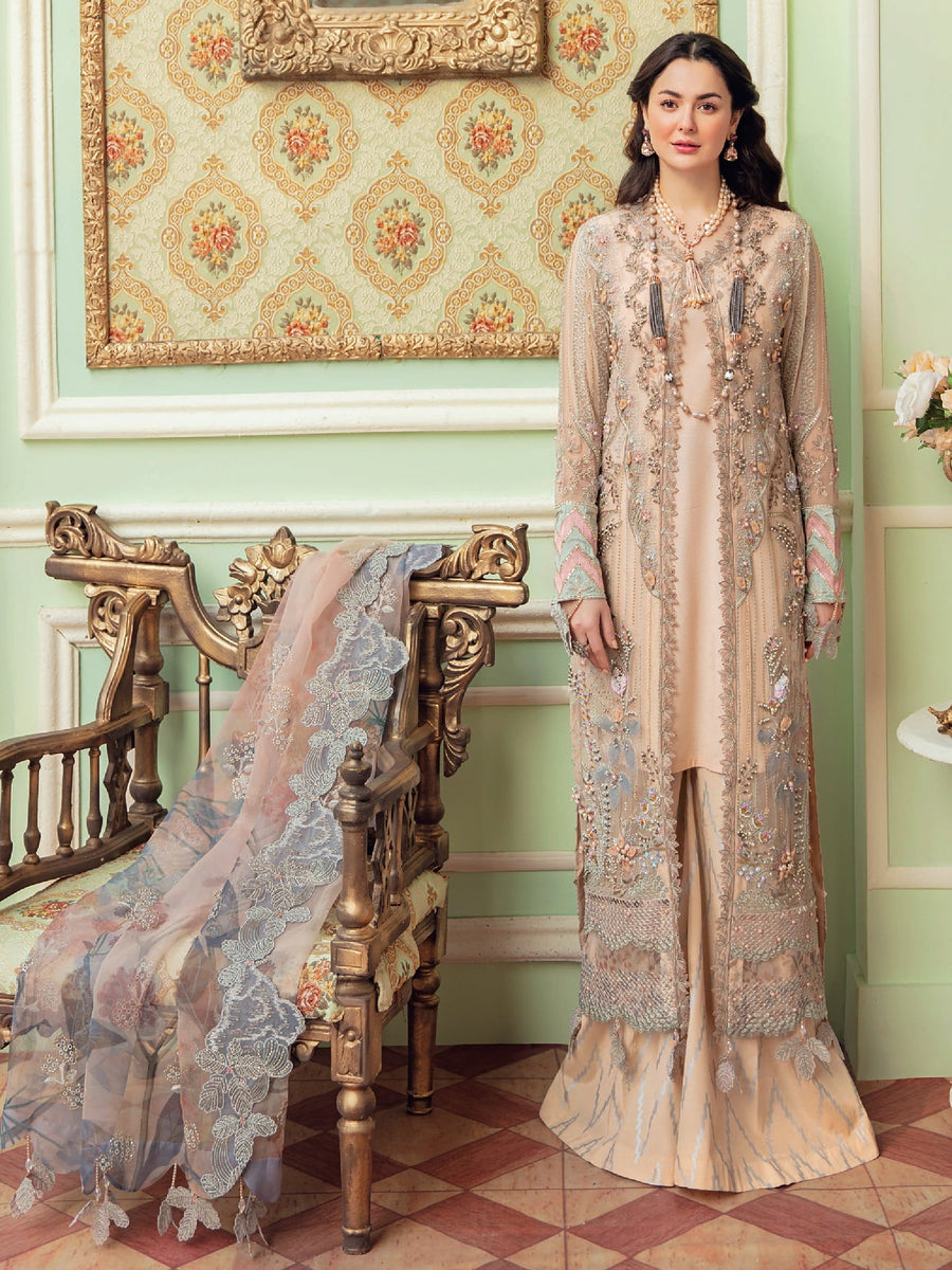 NUREH The Secret Garden Unstitched Luxury Formals 3Pc Suit NL-30 - FaisalFabrics.pk