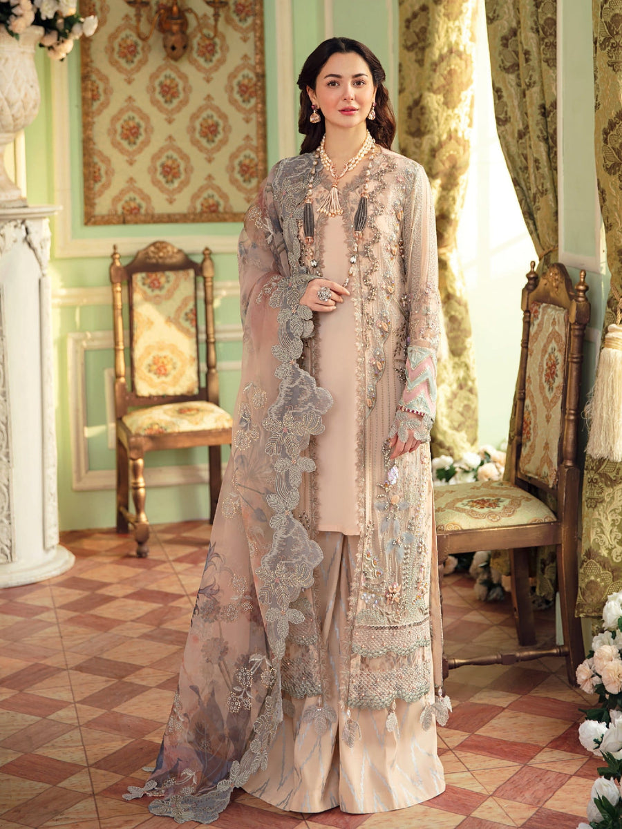 NUREH The Secret Garden Unstitched Luxury Formals 3Pc Suit NL-30 - FaisalFabrics.pk