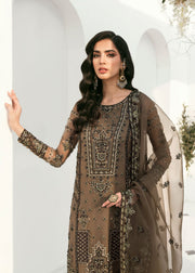 Akbar Aslam Sylvia Luxury Formal Unstitched Organza Suit - NURRE