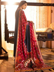 Nureh Maya Fall Winter Embroidered Linen Unstitched 3pc Suit NW-27 - FaisalFabrics.pk