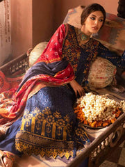 Nureh Maya Fall Winter Embroidered Linen Unstitched 3pc Suit NW-27 - FaisalFabrics.pk