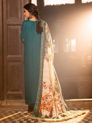 Nureh Maya Fall Winter Embroidered Linen Unstitched 3pc Suit NW-28 - FaisalFabrics.pk