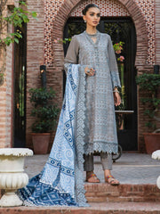 NUREH Maya Embroidered Slub Khaddar 3 Piece Unstitched Suit NW-36 - FaisalFabrics.pk