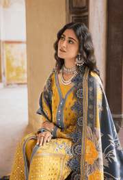 NUREH Maya Embroidered Khaddar Unstitched 3Pc Suit NW-66