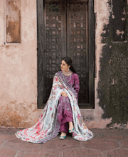 NUREH Maya Embroidered Khaddar Unstitched 3Pc Suit NW-68