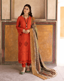NUREH Maya Embroidered Khaddar Unstitched 3Pc Suit NW-69