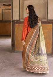 NUREH Maya Embroidered Khaddar Unstitched 3Pc Suit NW-69