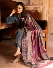 NUREH Maya Embroidered Khaddar Unstitched 3Pc Suit NW-72