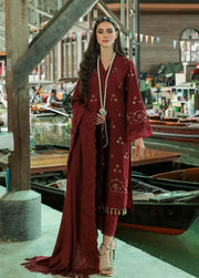 NUREH Bazaar Unstitched Mukesh Khaddar 3Pc Suit NW-74