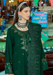 NUREH Bazaar Unstitched Mukesh Khaddar 3Pc Suit NW-75
