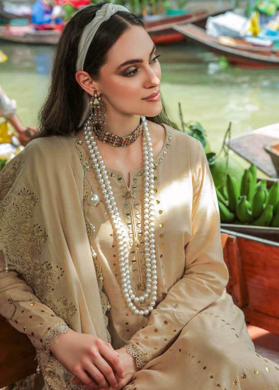 NUREH Bazaar Unstitched Mukesh Khaddar 3Pc Suit NW-76