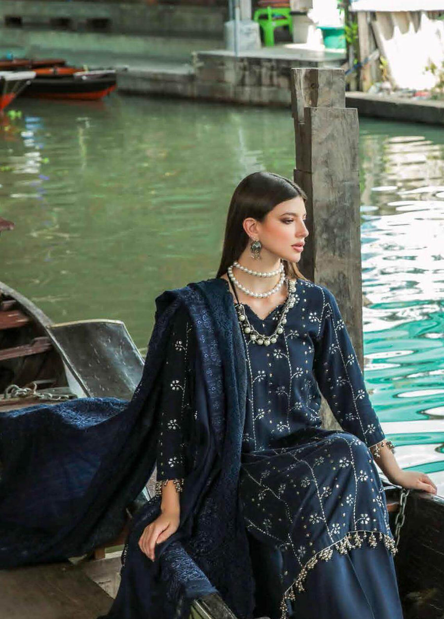 NUREH Bazaar Unstitched Mukesh Khaddar 3Pc Suit NW-77