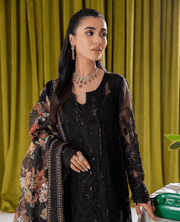 NUREH Elanora Unstitched Luxury Chiffon 3Pc Suit NEL-08 IMPACTFUL