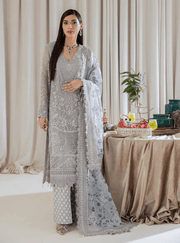 NUREH Elanora Unstitched Luxury Chiffon 3Pc Suit NEL-09 RADIANT