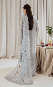 NUREH Elanora Unstitched Luxury Chiffon 3Pc Suit NEL-09 RADIANT