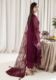 NUREH Elanora Unstitched Luxury Chiffon 3Pc Suit NEL-12 GLAMOUROUS