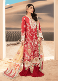Noor By Saadia Asad Luxury Lawn 2021 Embroidered 3 Piece Suit D-9A - FaisalFabrics.pk