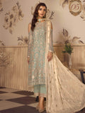 Noor E Rang By Zarif Luxury Unstitched Chiffon 3Pc Suit ZF-05 Mehak - FaisalFabrics.pk