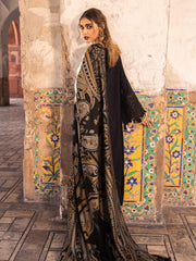 Nureh Exclusive Winter'21 Embroidered Leather Peach 3PC Suit NE-13 - FaisalFabrics.pk